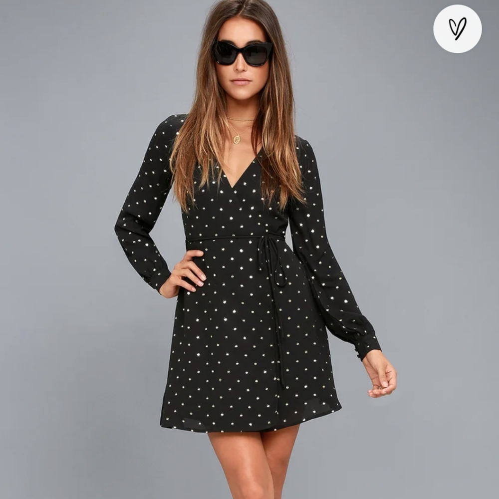 Lulu's XS black dress